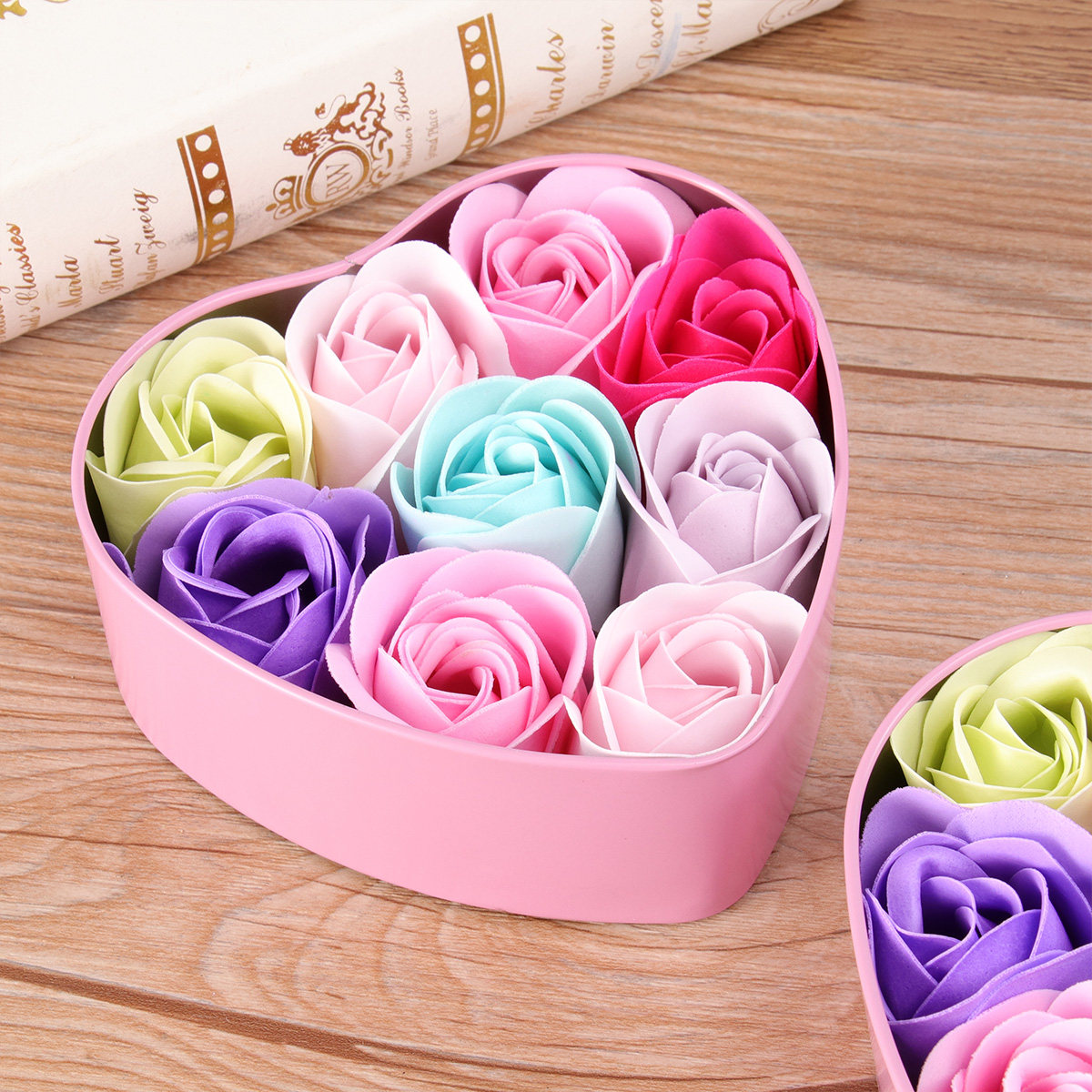 Luxury Skincare Gifts For Her - Rose Soap Flower Soap Set in