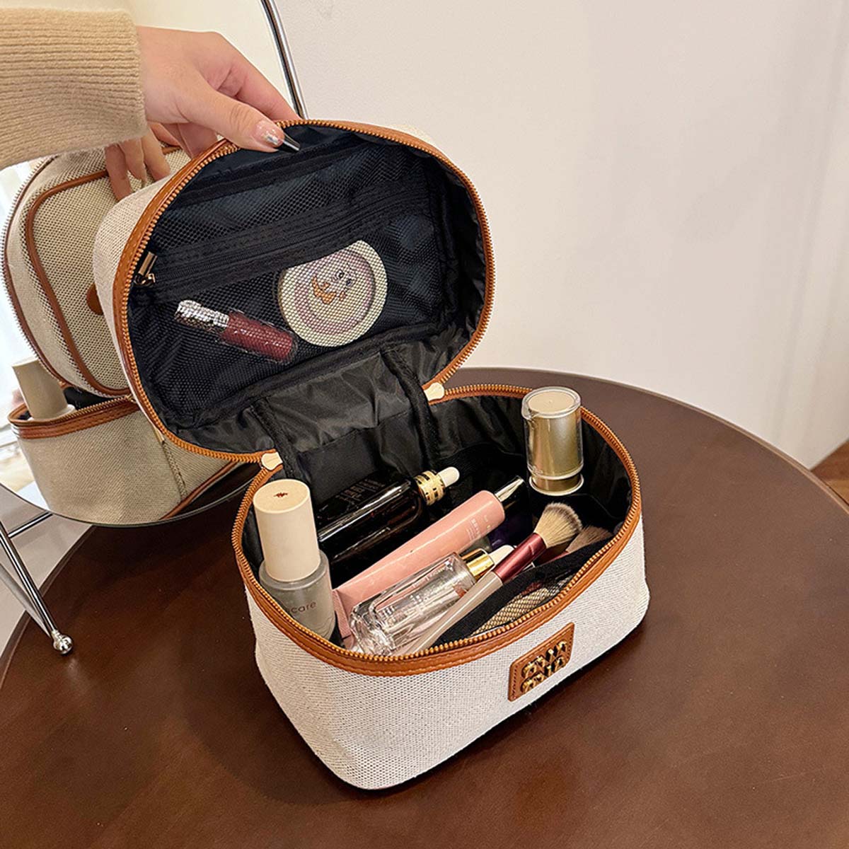 Luxury Skincare China - New retro luxury minimalist canvas tote