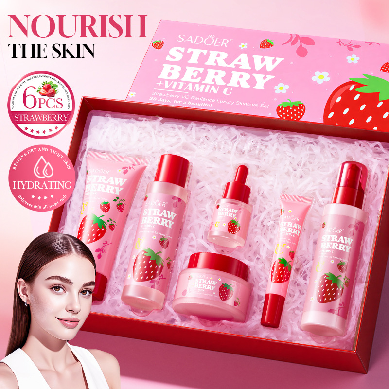Strawberry VC Brightening Luxu - Luxury Skincare Gift Set recension och pris