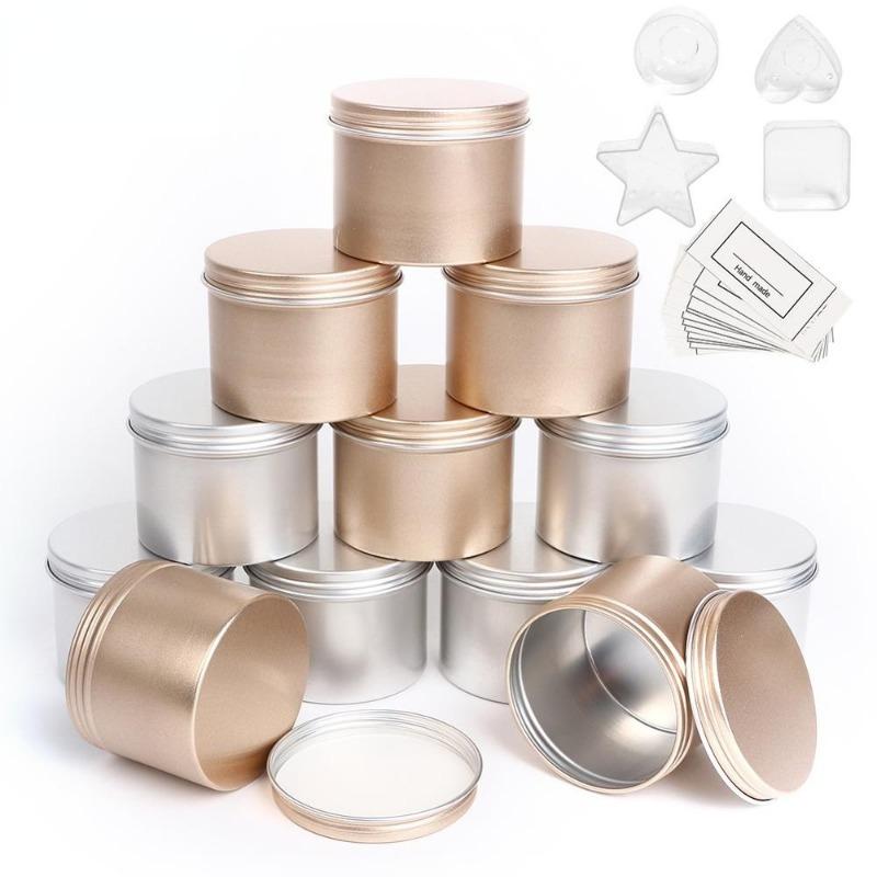 5Pcs Luxury Candle Jars with L - Luxury Skincare Jars recension och pris