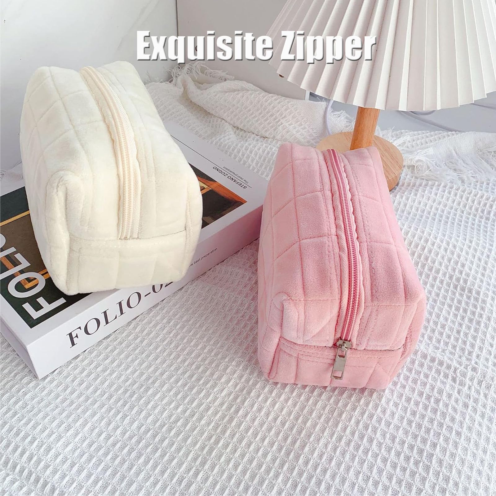 Luxury Fluffy Plush Travel Mak - Luxury Skincare Daily recension och pris