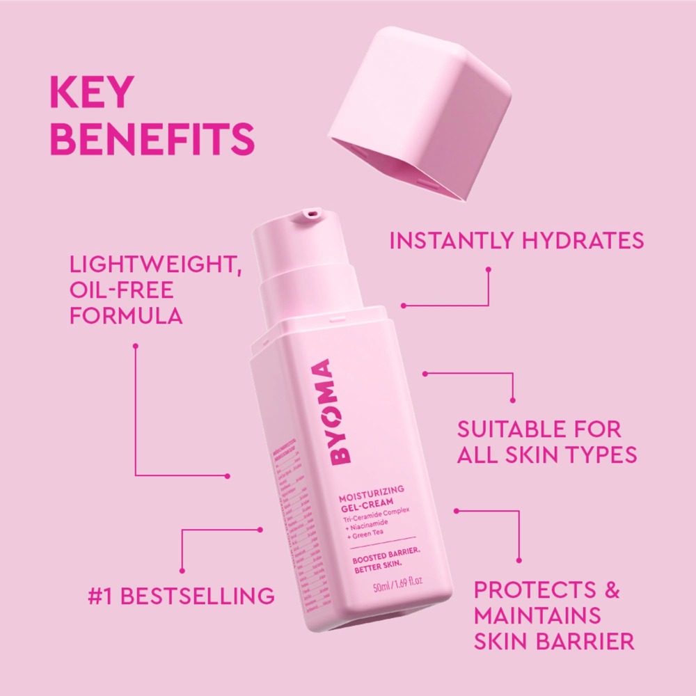 BYOMA Moisturizing Gel Cream T - Ceramide Complex Cream recension och pris