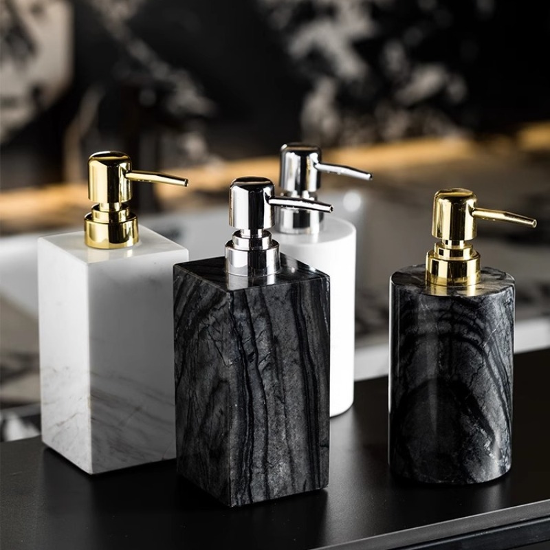 Natural Marble Soap Dispenser  - Luxury Skincare Jars recension och pris