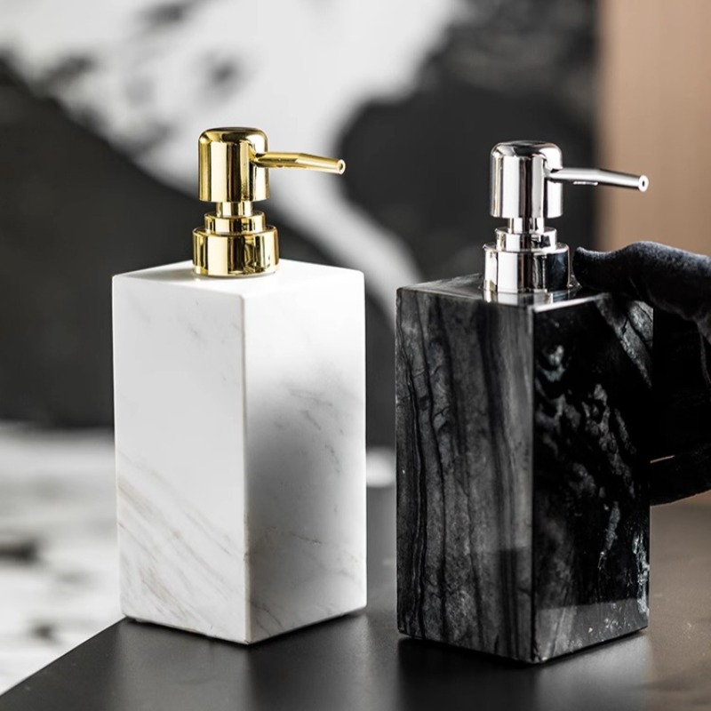 Natural Marble Soap Dispenser  - Luxury Skincare Jars recension och pris