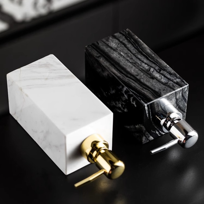 Natural Marble Soap Dispenser  - Luxury Skincare Jars recension och pris