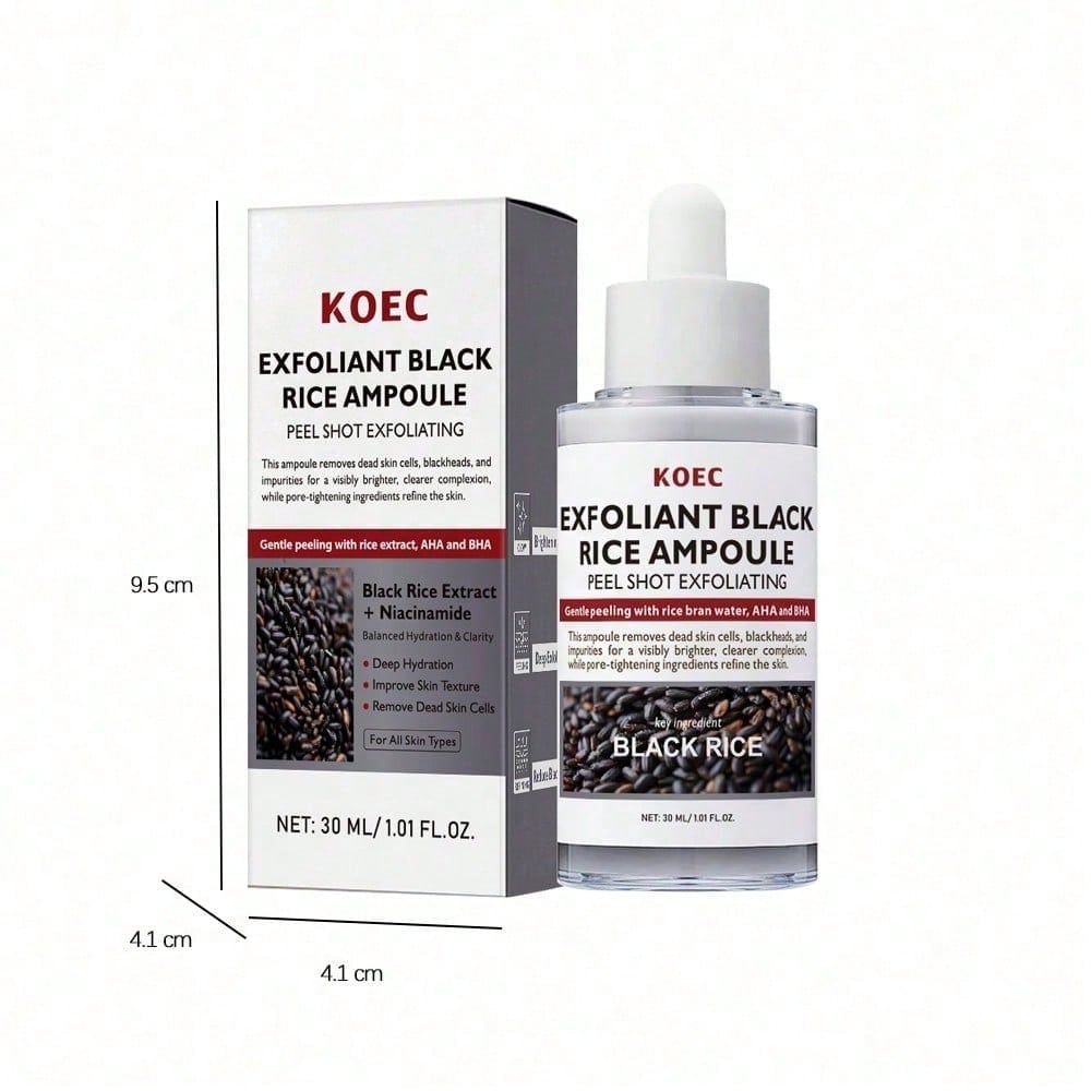 Exfoliating Black Rice Ampoule - Luxury Skincare Daily recension och pris